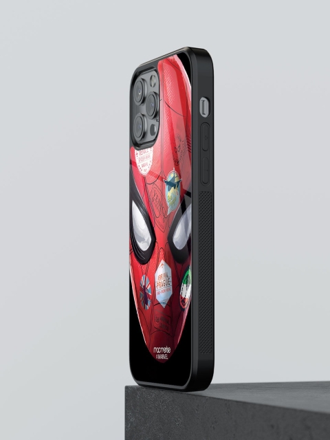 

macmerise Black And Red Spiderman Print iPhone 12 Pro Max Phone Case
