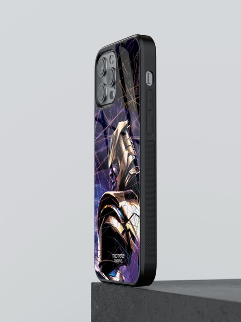 

macmerise Purple Printed Iphone 12 Pro Max Mobile Back Case