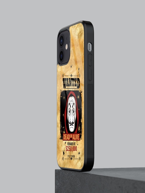 

macmerise Brown Printed Iphone 12 Mini Back Case