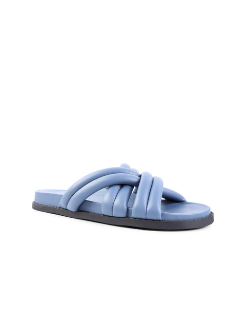 

London Rag Women Blue Open Toe Flats
