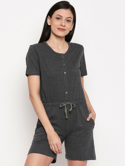 

XIN Charcoal Basic Jumpsuit