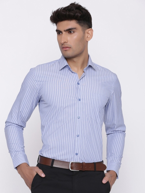 

Tistabene Men Blue Comfort Striped Casual Shirt
