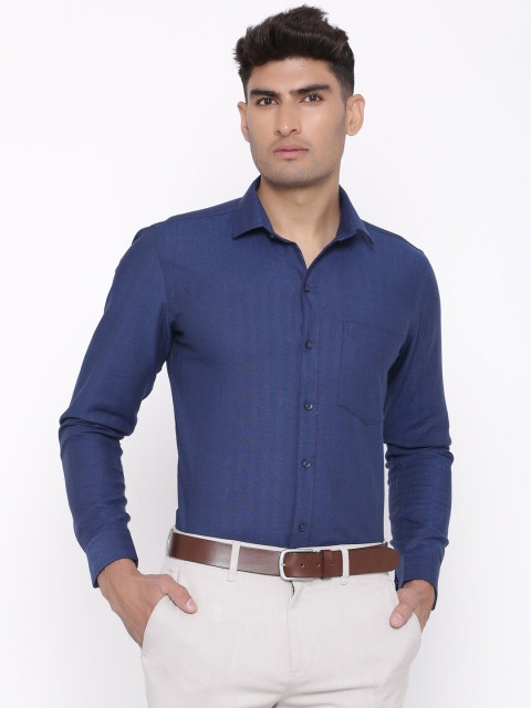 

Tistabene Men Blue Solid Comfort Cotton Casual Shirt