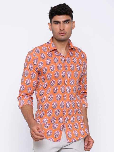 

Tistabene Men Pink Comfort Printed Casual Shirt