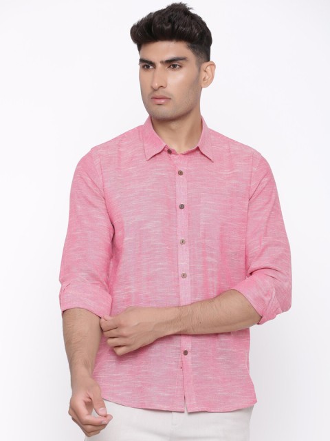 

Tistabene Men Pink Comfort Cotton Casual Shirt