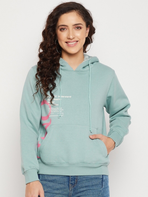 

Madame Women Green Sweatshirt