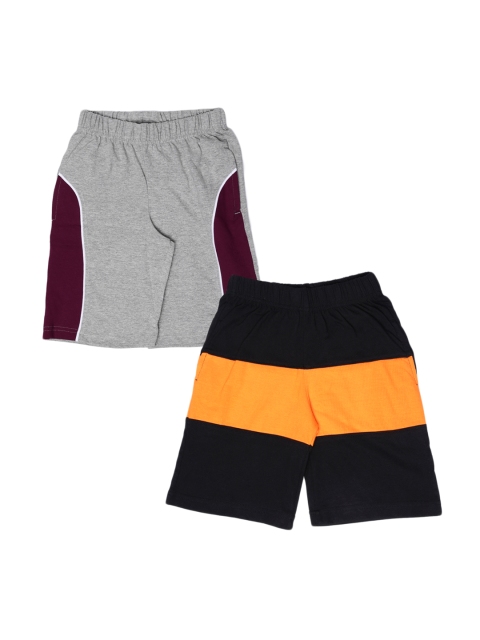 

GKIDZ Boys Pack of 2 Shorts, Grey