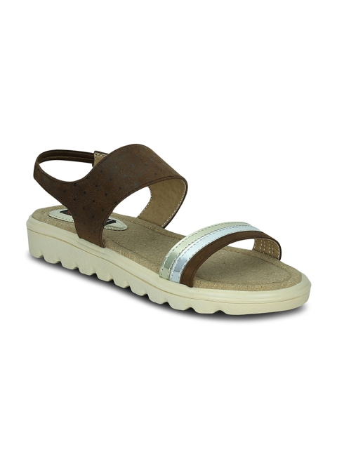 

Get Glamr Women Brown Colourblocked Flats