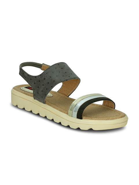 

Get Glamr Women Grey Colourblocked Flats