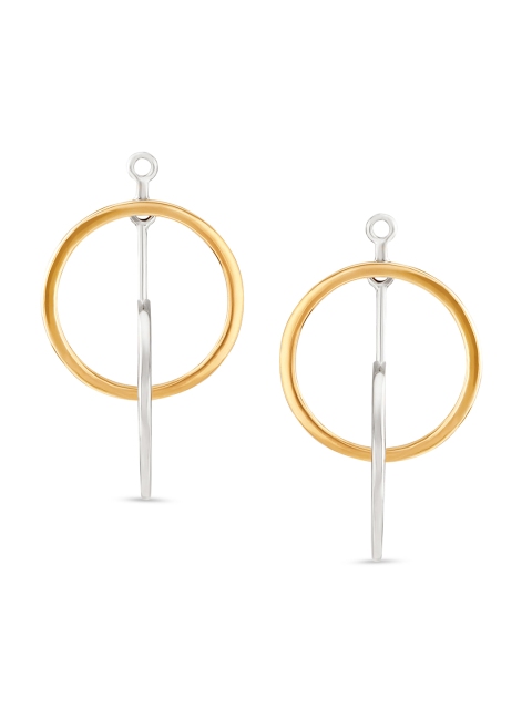 

Mia by Tanishq 14-Karat Yellow & White Gold Drop Earrings