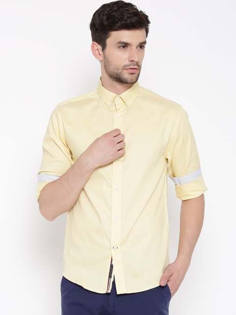 

Red Tape Men Yellow Solid Casual Shirt