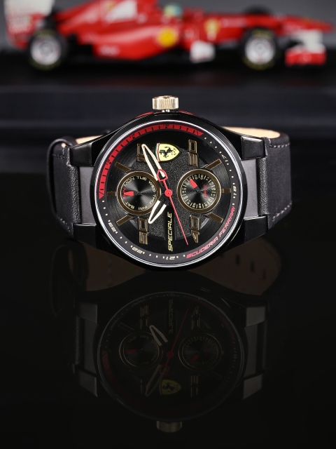 

SCUDERIA FERRARI Speciale Men Black Analogue Watch 830418