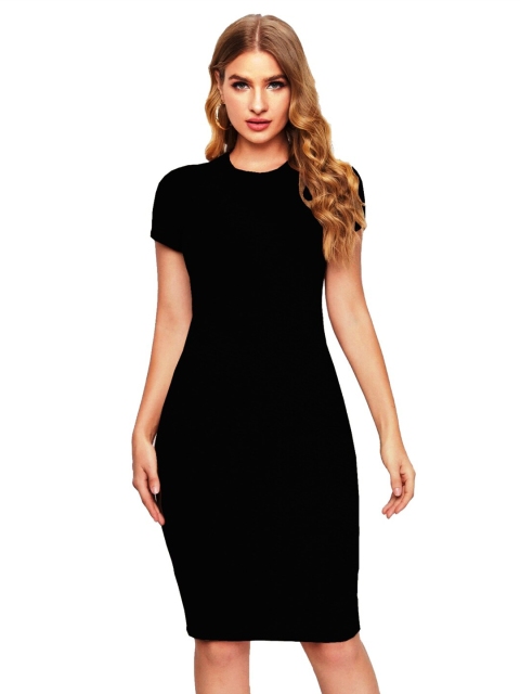 

LOOKFIELD Black Bodycon Dress