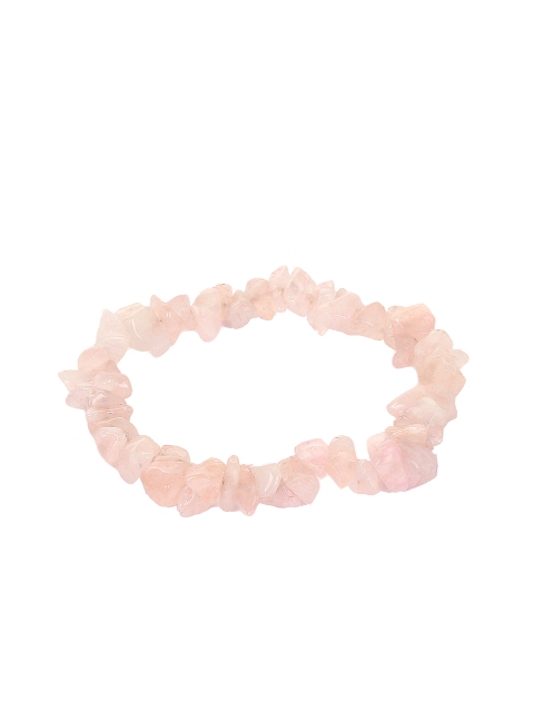 

Zerokaata Peach-Coloured Beaded Bracelet