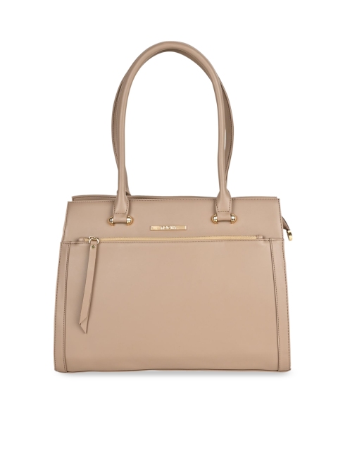 

Rocia PU Structured Handheld Bag, Beige