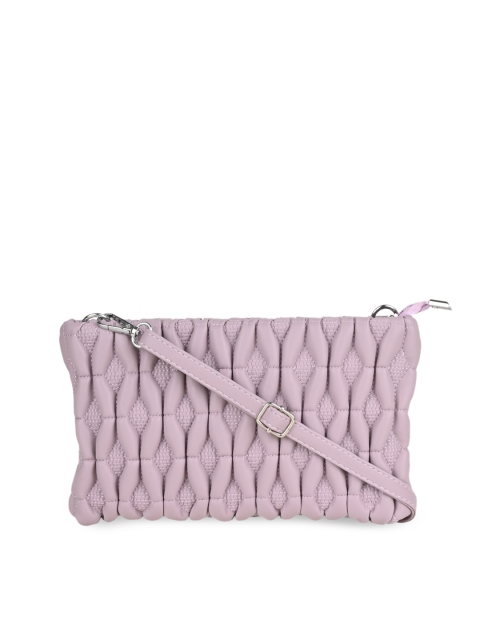 

Rocia Purple PU Swagger Sling Bag with Quilted