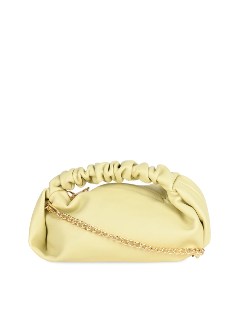 

Rocia Structured Sling Bag, Yellow