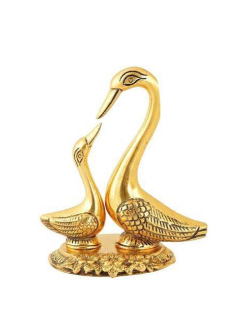 

Fashion Bizz Gold-Coloured Bird Figurine Showpiece