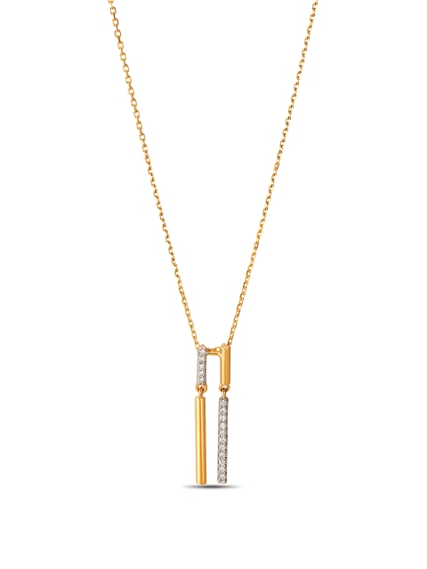 

Mia by Tanishq 14-Karat Gold & Diamond Pendant with Chain