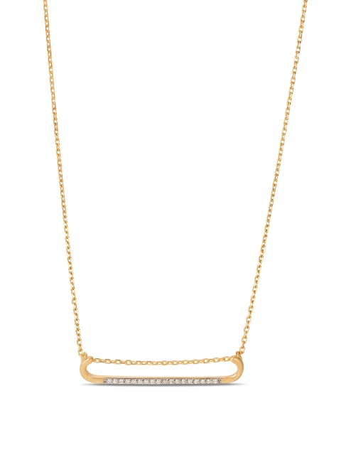 

Mia by Tanishq 14-Karat Gold & Diamond Pendant with Chain