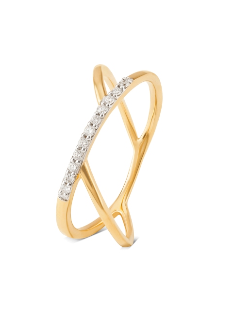 

Mia by Tanishq 14-Karat Gold Finger Ring with Diamonds