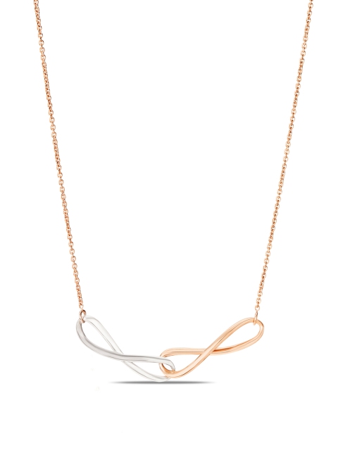 

Mia by Tanishq 14KT White and Rose Gold Necklace