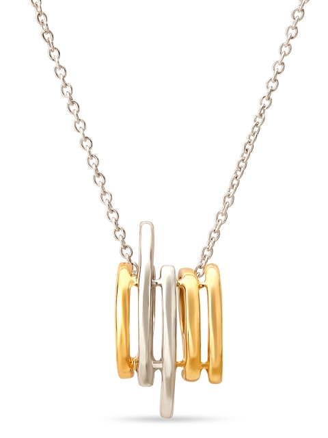

Mia by Tanishq 14-Kt White Gold Pendant, Yellow