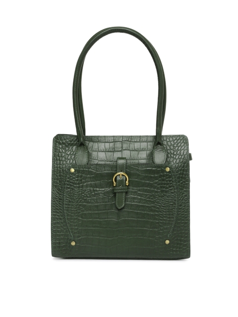 

Hidesign Green Textured Shoulder Bag