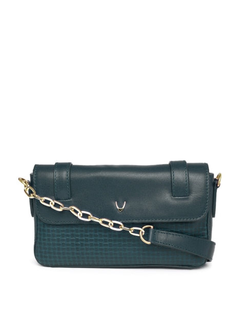 

Hidesign Navy Textured Shoulder Bag, Navy blue