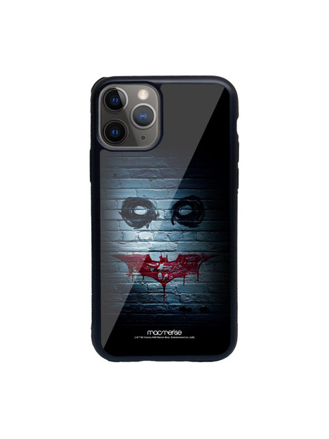 

macmerise Black Printed Bat Joker Graffiti iPhone 11 Pro Back Case