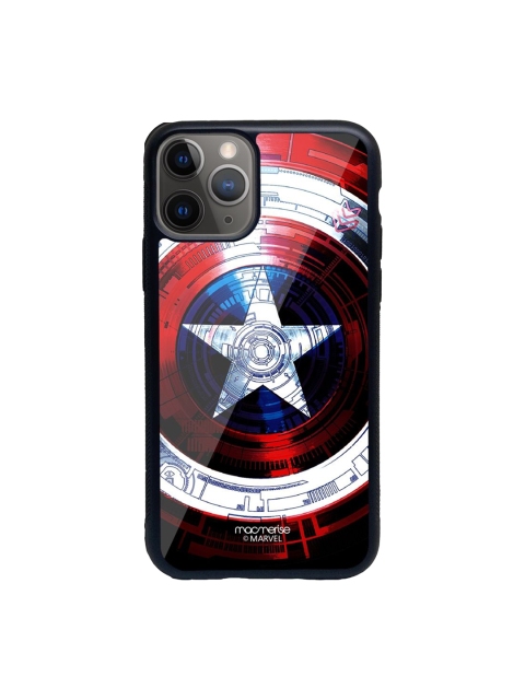 

macmerise Red Printed Captains Shield Decoded iPhone 11 Pro Back Case