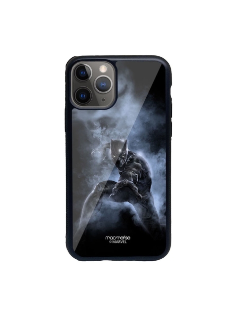 

macmerise Black & Grey Black Panther Attack iPhone 11 Pro Mobile Phone Case