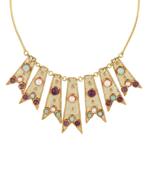 

ZeroKaata Gold-Toned Embellished Necklace
