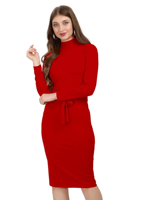 

LOOKFIELD Red Bodycon Dress