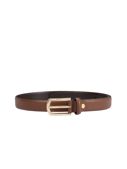 

Da Milano Women Brown Textured Leather Belt