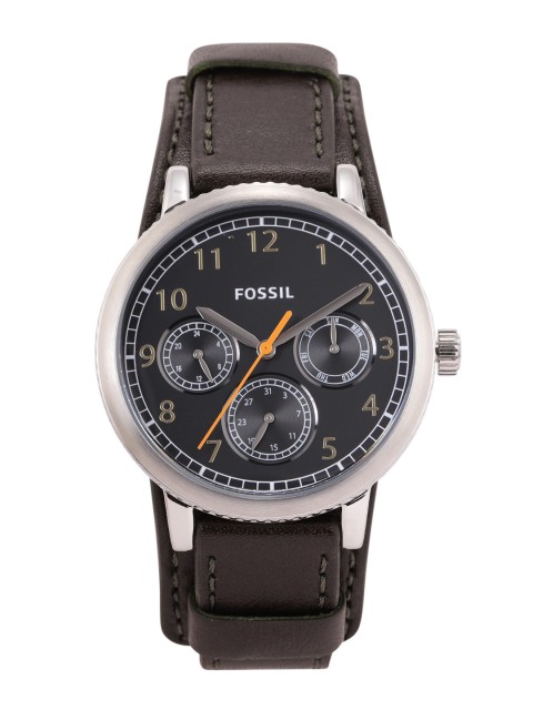 

Fossil Men Black Analogue Watch v