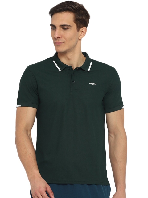 

FURO by Red Chief Men Green Polo Collar T-shirt