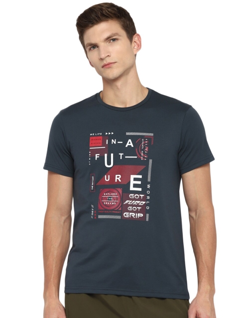 

FURO by Red Chief Men Green Varsity Printed T-shirt