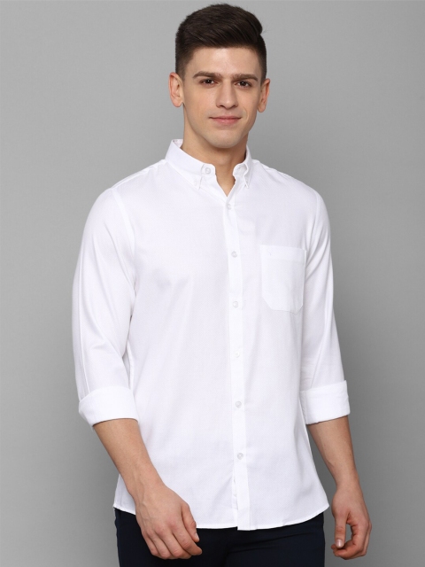 

Allen Solly Men White Slim Fit Casual Shirt