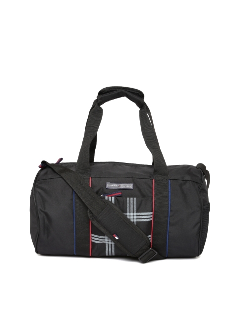 

Tommy Hilfiger Unisex Black Printed Duffel Bag