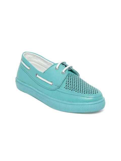 

Bruno Manetti Women Sea Green Sneakers