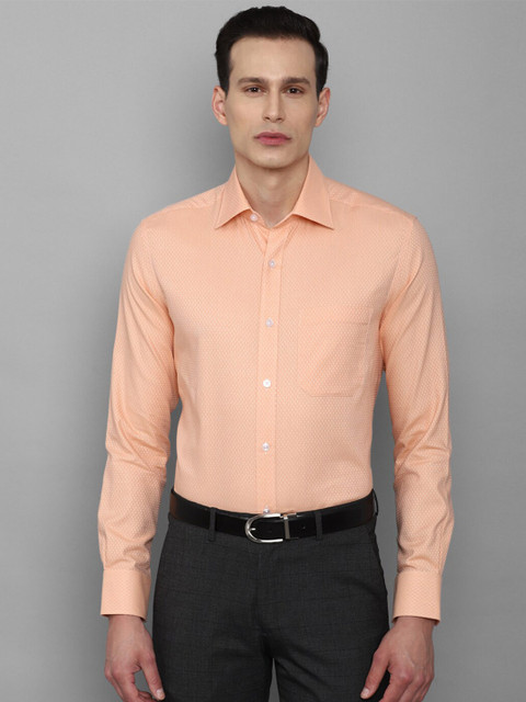 

Louis Philippe Men Pure cotton Beige Formal Shirt