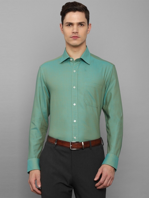 

Louis Philippe Men Green Formal Shirt