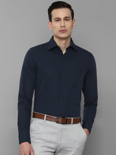 

Louis Philippe Men Navy Blue Formal Shirt