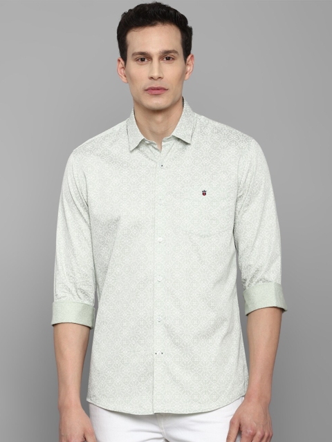

Louis Philippe Sport Men Green Slim Fit Printed Casual Shirt