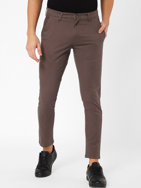 

R&B Men Brown Skinny Fit Trouser