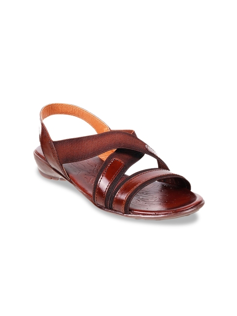

Metro Women Open Toe Flats, Maroon