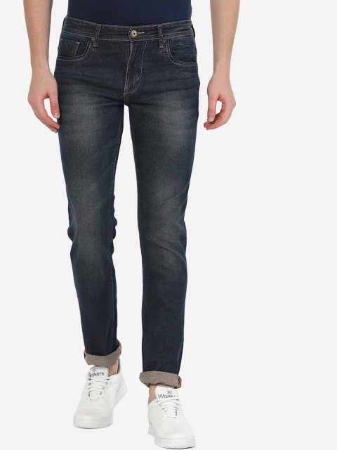 

Greenfibre Men Blue Narrow Straight Fit Heavy Fade Jeans