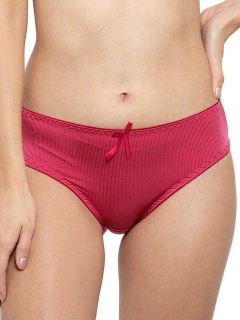 

PrettyCat Women Pink Solid Bikini Briefs