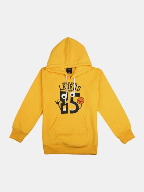 

V-Mart Boys Yellow Typography Printed T-shirt